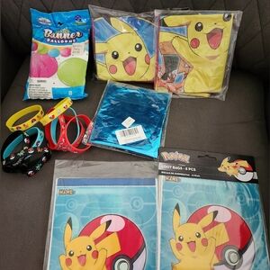 Pikachu Pokemon Themed Party Supplies